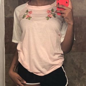 Pink Flower Top